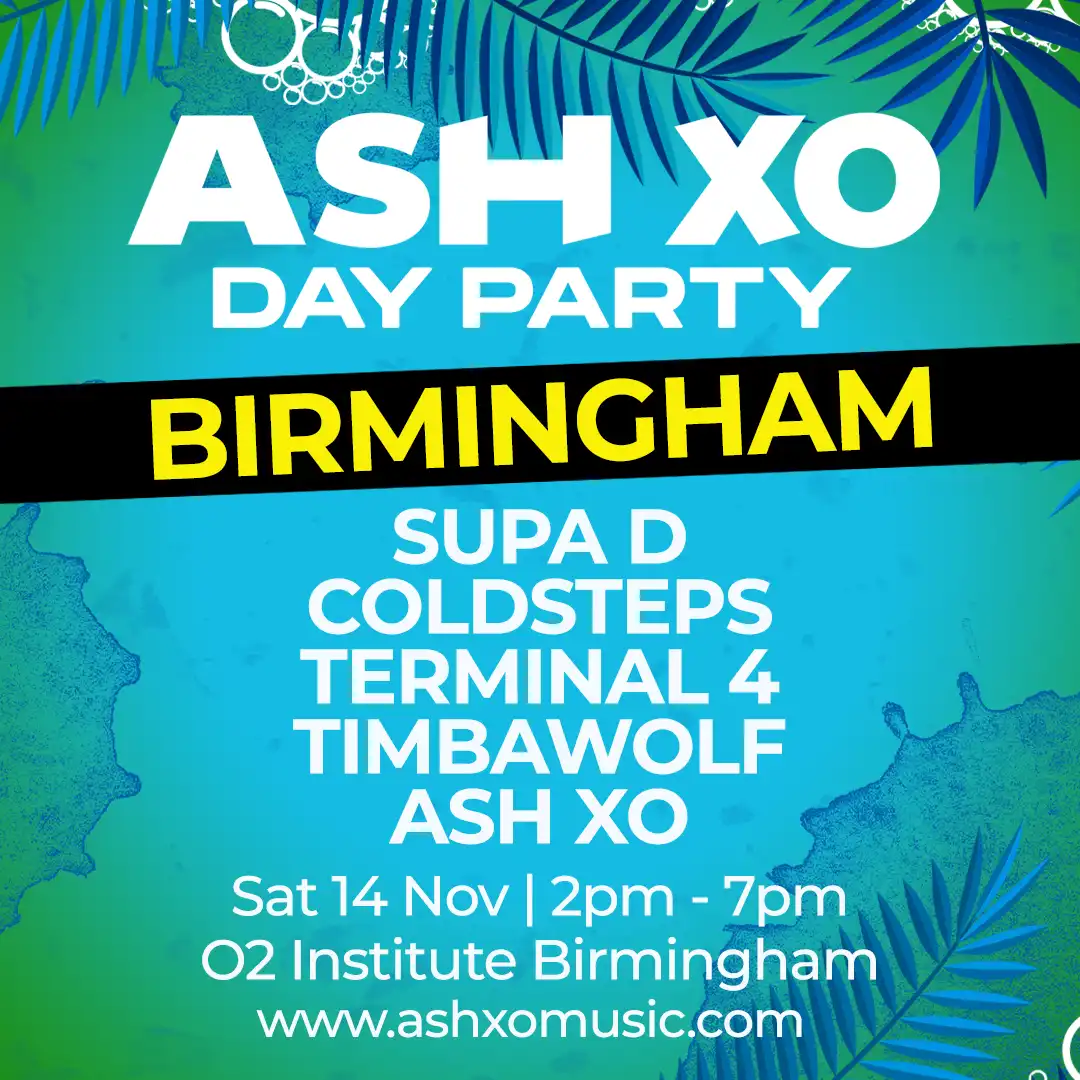 ASH XO Day Party Birmingham – Saturday 14 November 2026 at O2 Institute Birmingham