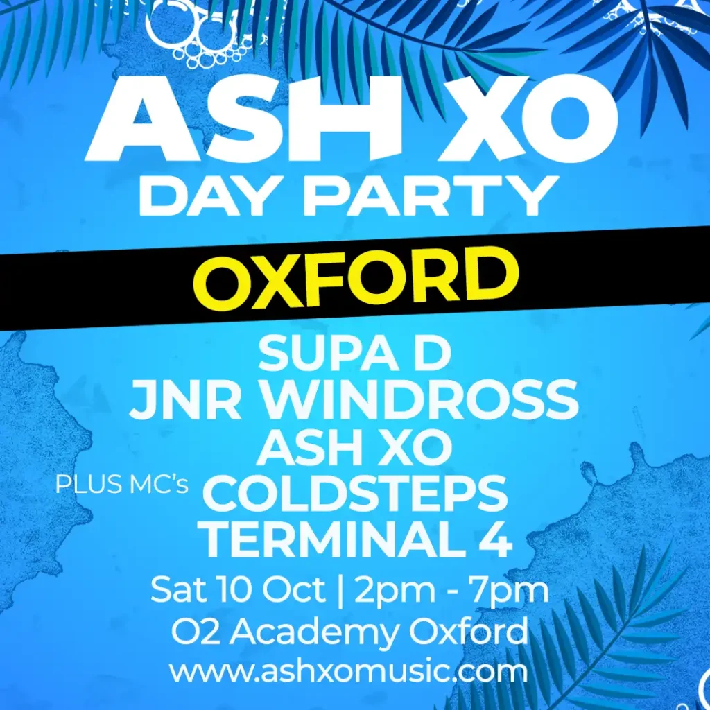 ASH XO Day Party Oxford – Saturday 10 October 2026 at O2 Academy Oxford