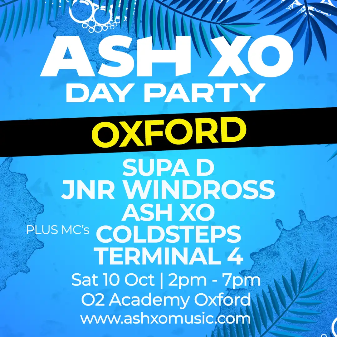 ASH XO Day Party Oxford – Saturday 10 October 2026 at O2 Academy Oxford